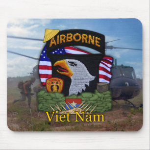 101st airborne division vietnam war vets Mousepad