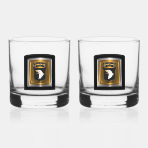 101st Airborne Division Whiskey Glass