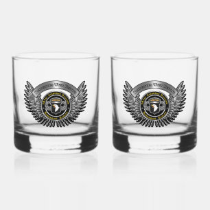 101st Airborne Division  Whiskey Glass