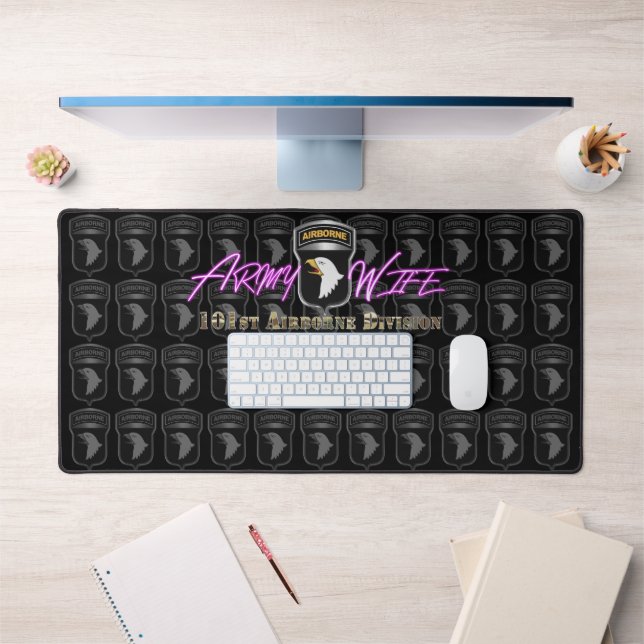 101st Airborne Division Wife Desk Mat (Office 1)
