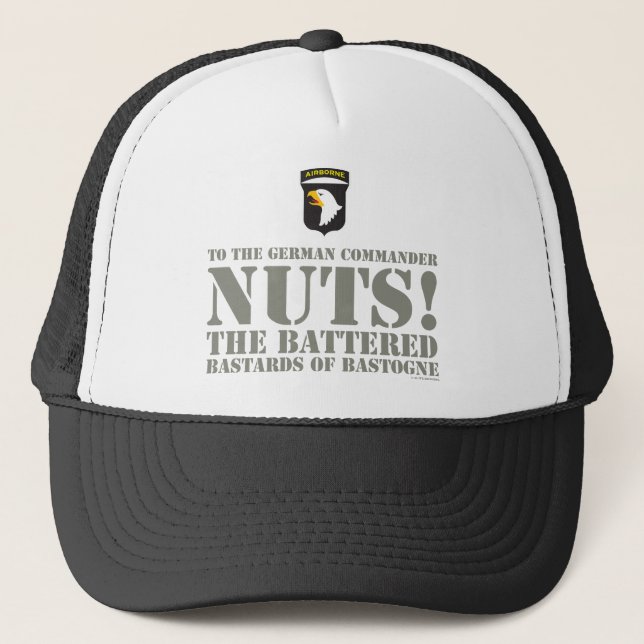 101st AIRBORNE - NUTS! Trucker Hat (Front)