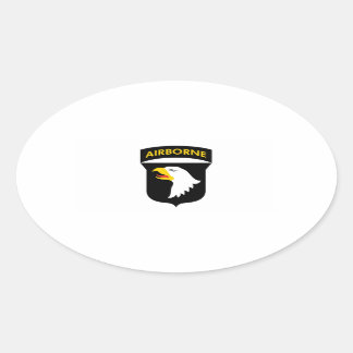 101st Airborne Oval Sticker