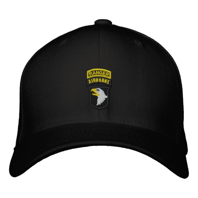 101st Airborne Ranger Embroidered Hat (Front)