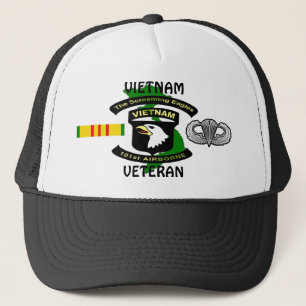 101st Airborne Screaming Eagle Vietnam Ball Caps