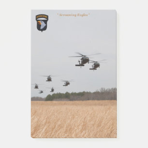 101st airborne screaming eagles fort campbell vets post-it notes