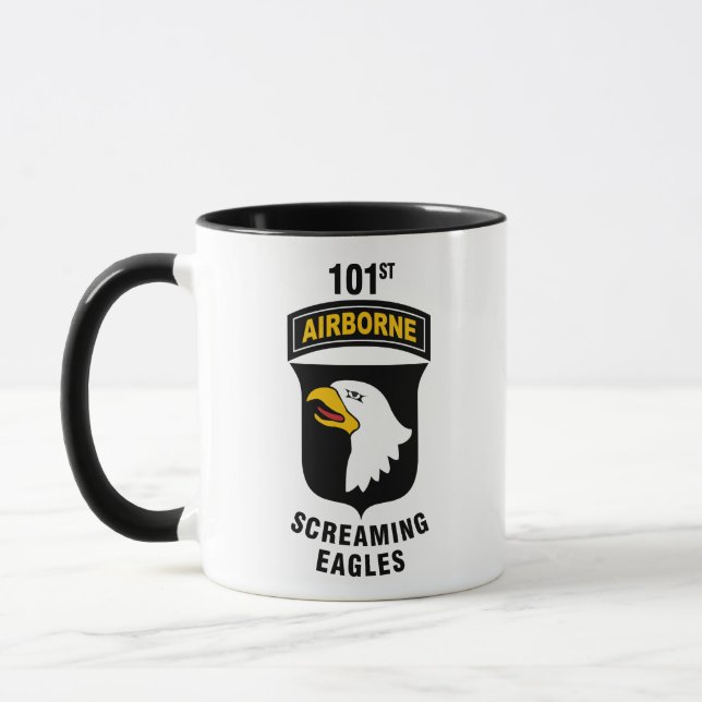 101st Airborne Screaming Eagles Mug (Left)