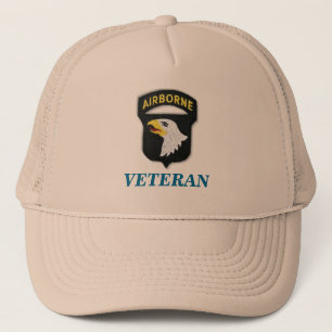 101st airborne veteran unit flash iraq patch vietn trucker hat