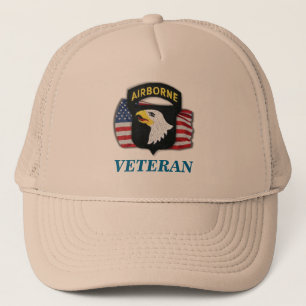 101st airborne veteran units iraq patch hat