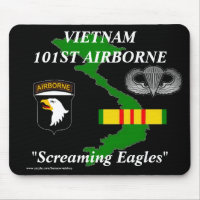 101st Airborne Vietnam Mousepad 2/b