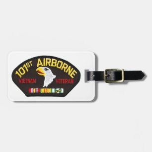 101st Airborne Vietnam Veteran Luggage Tag