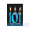 101st birthday candles on black
