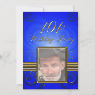 101st Birthday party Invitation