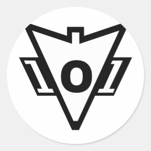 101st RECONDO Classic Round Sticker