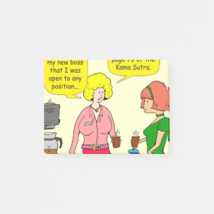1029 79 positions of Kama Sutra cartoon Post-it Notes