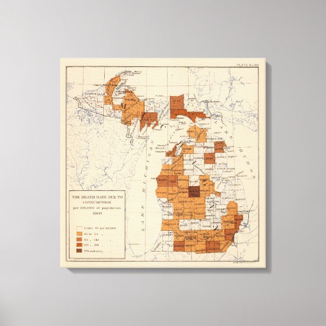 102 Consumption Michigan Canvas Print (Front)