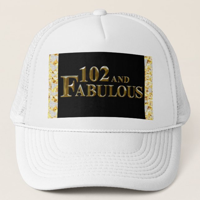 102nd Birthday  Trucker Hat (Front)