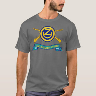 102nd Infantry Division w Br SSI Ribbon X T-Shirt