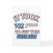 102nd year birthday designs
