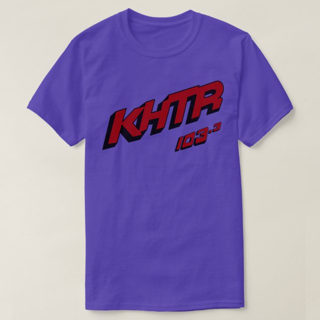 1033 KHTR Former St Louis Radio TShirt 1 (Design Front)