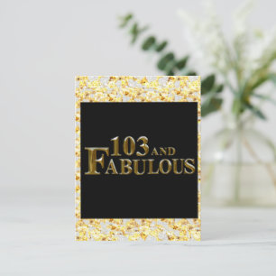 103 Birthday  Postcard