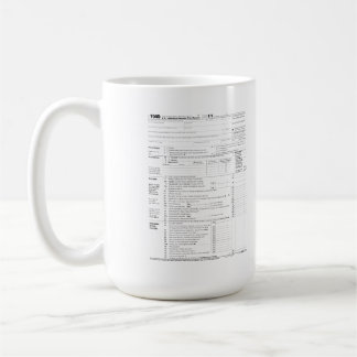 1040 Income Tax Form Coffee Mug