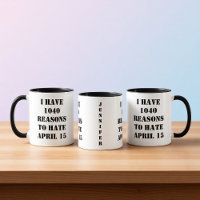1040 Reasons Funny Tax Accountant Coffee Mug