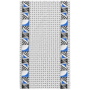104" Southwest Sunrise in Blue Tablecloth