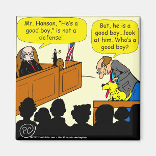 1053 He's A Good Boy Cartoon Magnet