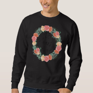 105 Years Loved Men Women 105 Years Old Florals 10 Sweatshirt