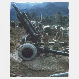 105mm HOWITZER 2 Fleece Blanket