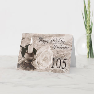 105th Birthday card for Grandmother