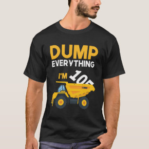 105Th Birthday Construction Truck Dumper 105 Year T-Shirt