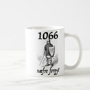 1066 Never Forget Naefre Forgyt Funny English Hist Coffee Mug