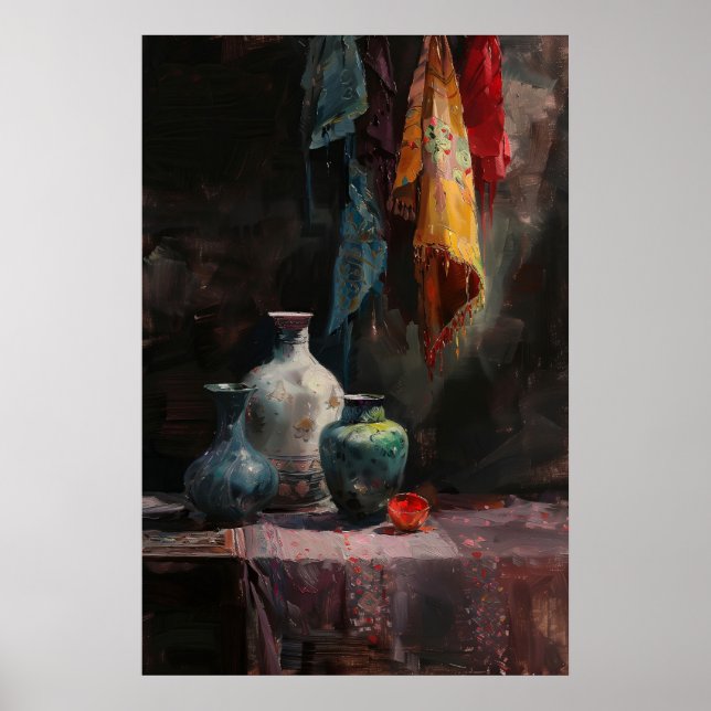 1066 Three Vases Poster (Front)