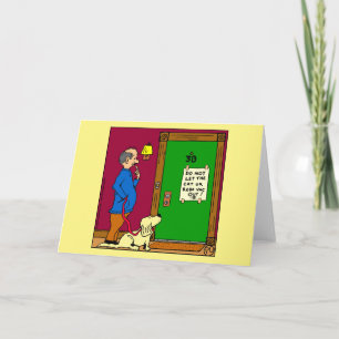 1072 Don't Let The Robo-vac Out cartoon Card