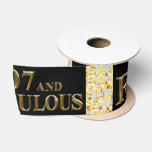 107 Birthday Satin Ribbon