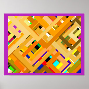 107 Colour Frames3 jGibney The MUSEUM Zazzle Gifts Poster