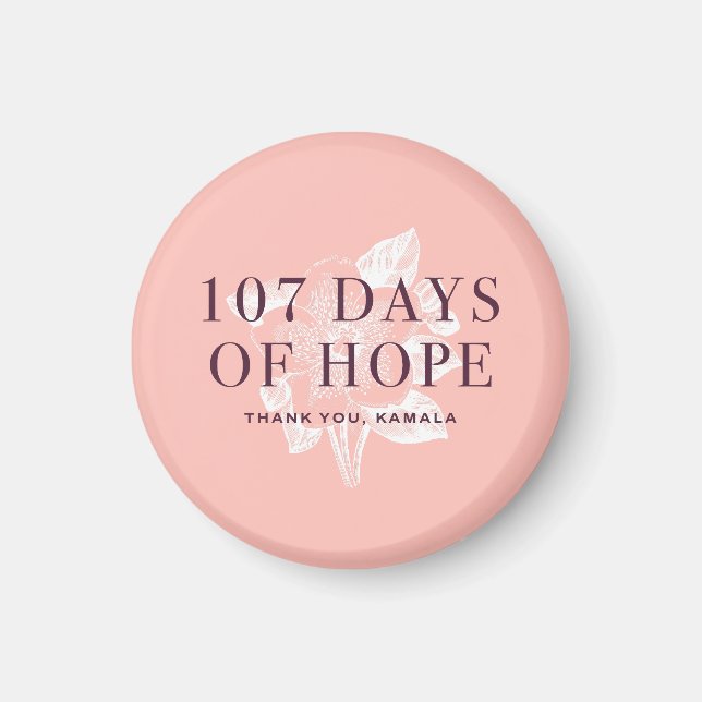 107 Days Kamala Harris Magnet (Front)