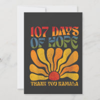 107 Days of Hope Thank you Kamala