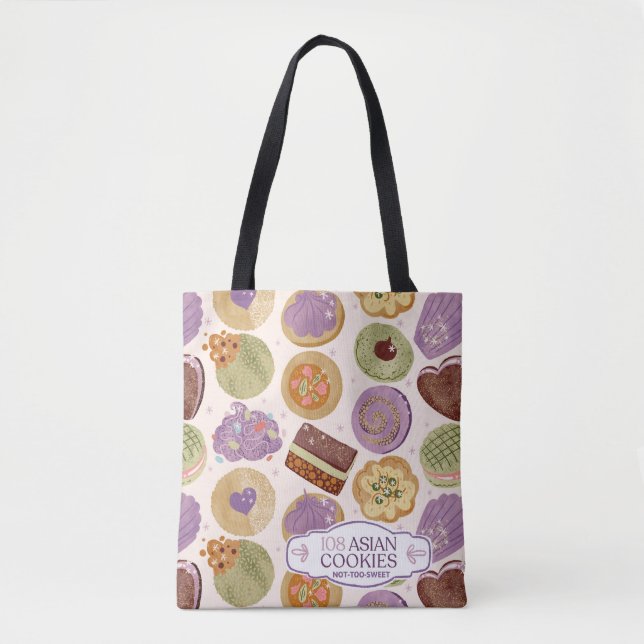 108 Asian Cookies Tote Bag  (Front)