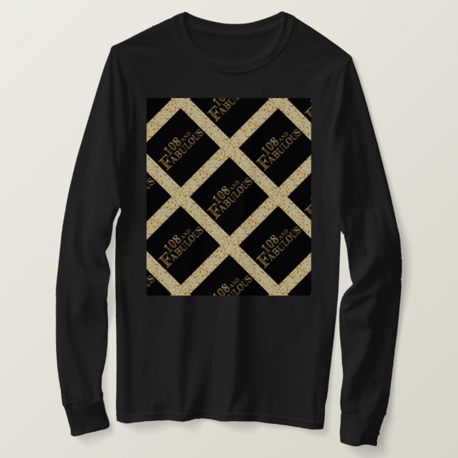 108 Birthday  T-Shirt (Design Front)