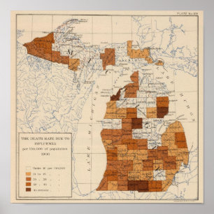 108 Influenza Michigan Poster