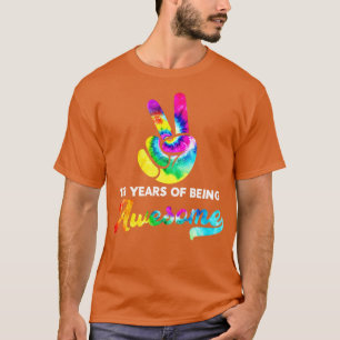 108 Years Of Being Awesome Tie Dye Birthday T-Shirt