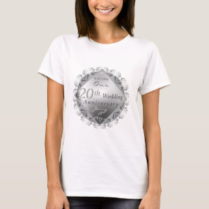 10,11,20,25,70th Wedding Anniversary T-Shirt