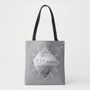 10,11,20th,25th,70th Wedding Anniversary Tote Bag