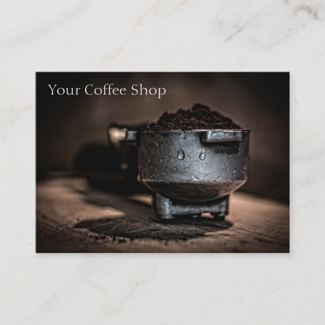 10 + 2 Matching Coffee Shop Loyalty Stamp Card (Front)