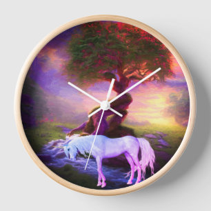 10.75" Square Acrylic Wall Clock