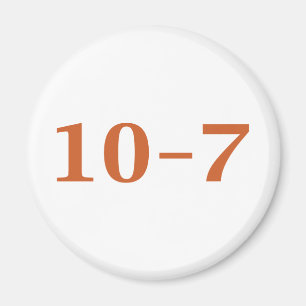 10-7  Out of Service Magnet