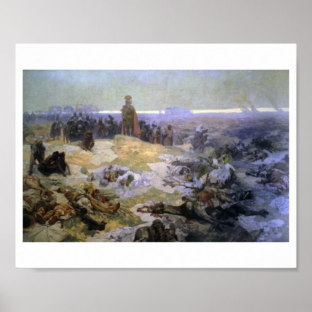 #10 After the Battle of Grunwald, Mucha Poster (Front)