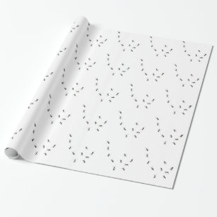 10 ants wrapping paper